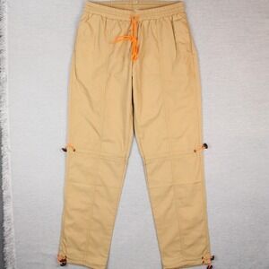 Eptm Hyper Track Pants Mens Size Medium Khaki Polyester Drawstring 31x32